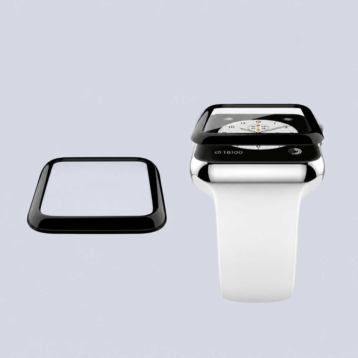 Green Lion Apple Watch 44MM 3D Full Glass Screen - clear screen protector product photo