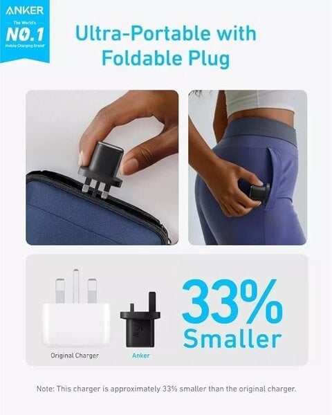 Anker 25W USB-C Charger Black product photo