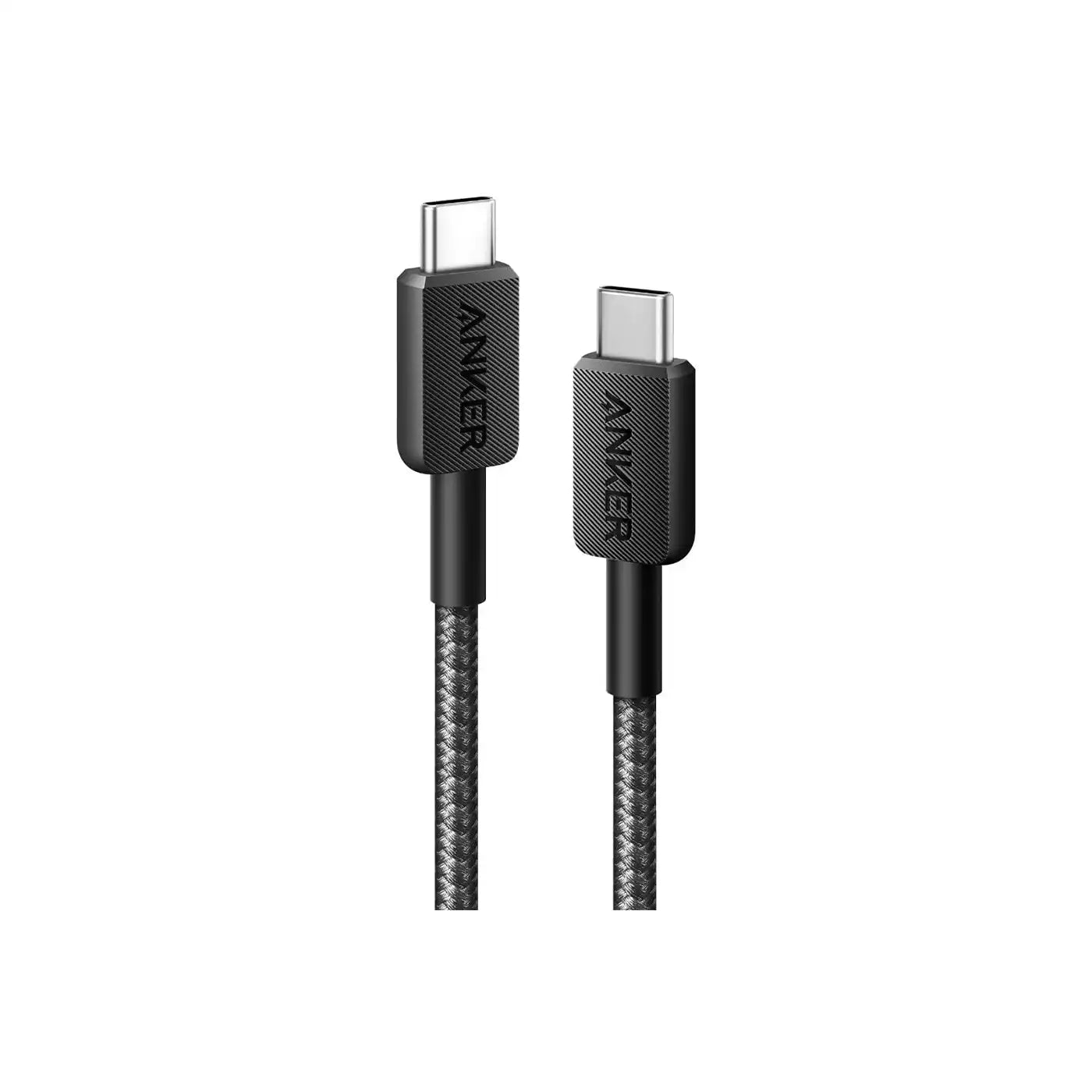 Anker 322 USB-C to USB-C Cable – 60W – 3ft / 0.9M – Braided - Black