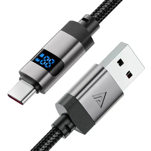 Acefast C15-04 USB to Type-C zinc Alloy Cable 1 2M Black product photo