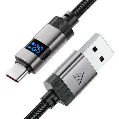 Acefast C15-04 USB to Type-C zinc Alloy Cable 1 2M Black product photo