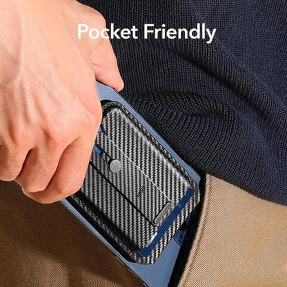 ESR Magsafe Grip Wallet Stand Halolock Black Carbon product photo