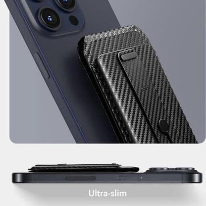 ESR Magsafe Grip Wallet Stand Halolock Black Carbon product image