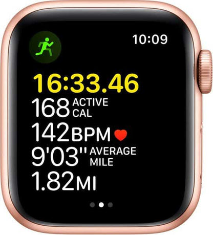 Apple Watch SE 40mm Gold Aluminum Case with Starlight Sport Band additional product image