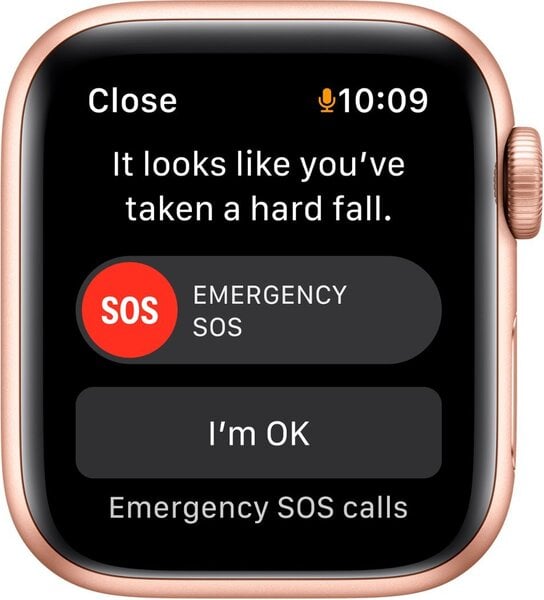 Apple Watch SE 44mm Gold Aluminum Case with Starlight Sport Band product image