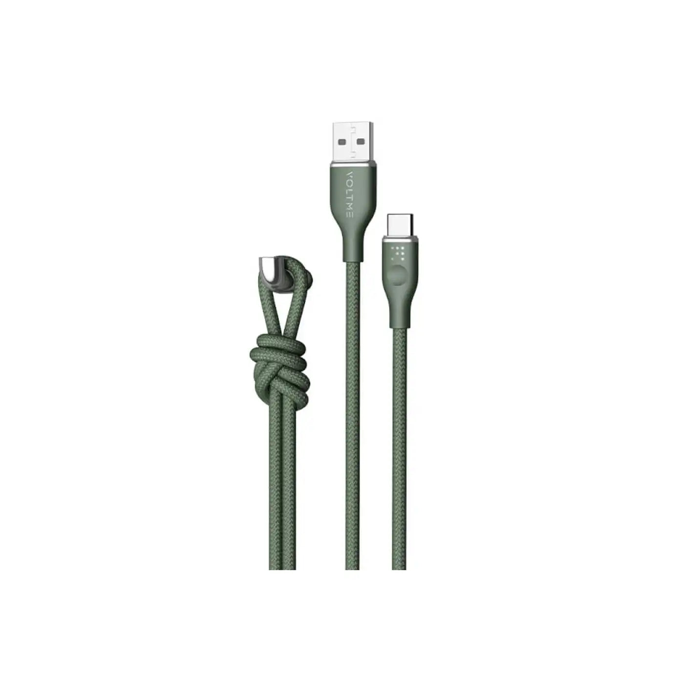 Voltme PowerLink USB-A to USB-C Cable – 60W – 1M – Green