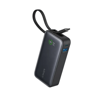 Anker Nano Power Bank 30W, Built-In USB-C Cable