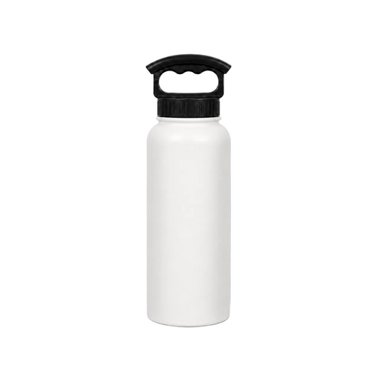 Fifty 34oz - Slate Grey Bottle-3 Finger Grip Cap product photo