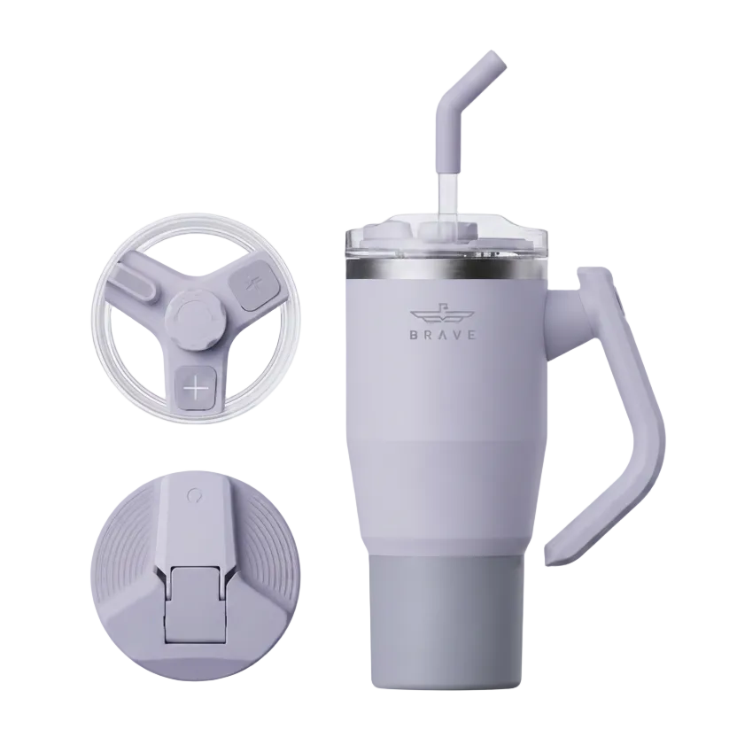 Brave Temp Guard Vacuum Insulated Travel Mug  950ml - Purple