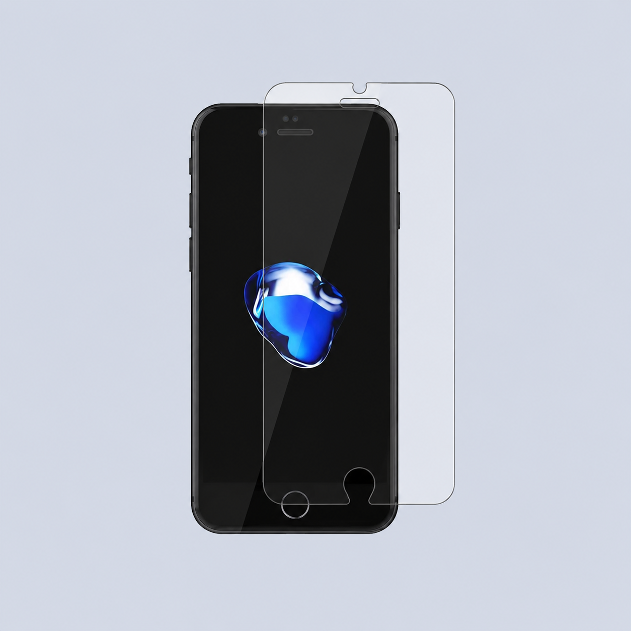 Porodo iPhone 8 7 Plus Tempered Glass Protector 0 33mm - clear screen protector