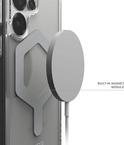 UAG Samsung Galaxy S25 Ultra Case 6 8" Plyo Pro - Clear Ice Silver product photo