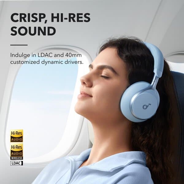 Soundcore Space One Noise Cancelling Wireless Audio-Blue product image