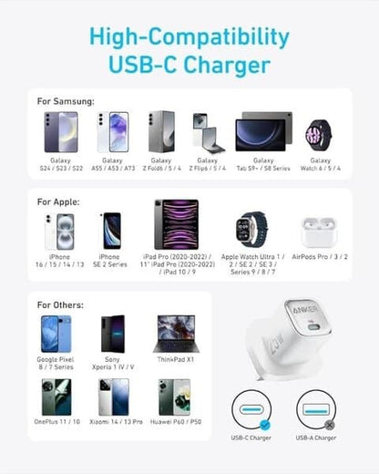 Anker 25W USB-C Charger Black product image