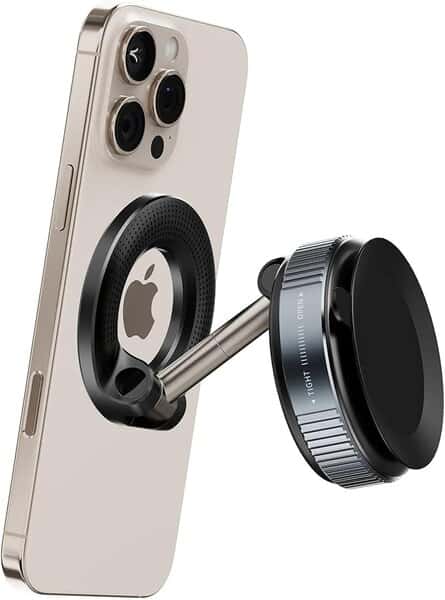 Vacuum Suction Phone Mount for Car Wireless K007- Black product image