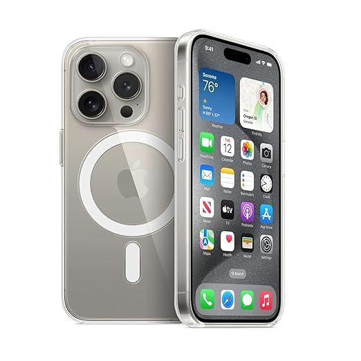 Anker Clear MagSafe Case for iPhone 15 Pro product photo