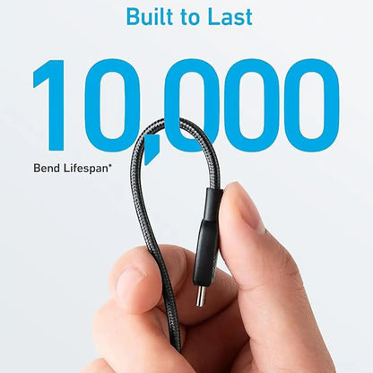 Anker 322 USB-C to USB-C Cable – 60W – 3ft / 0.9M – Braided - Black