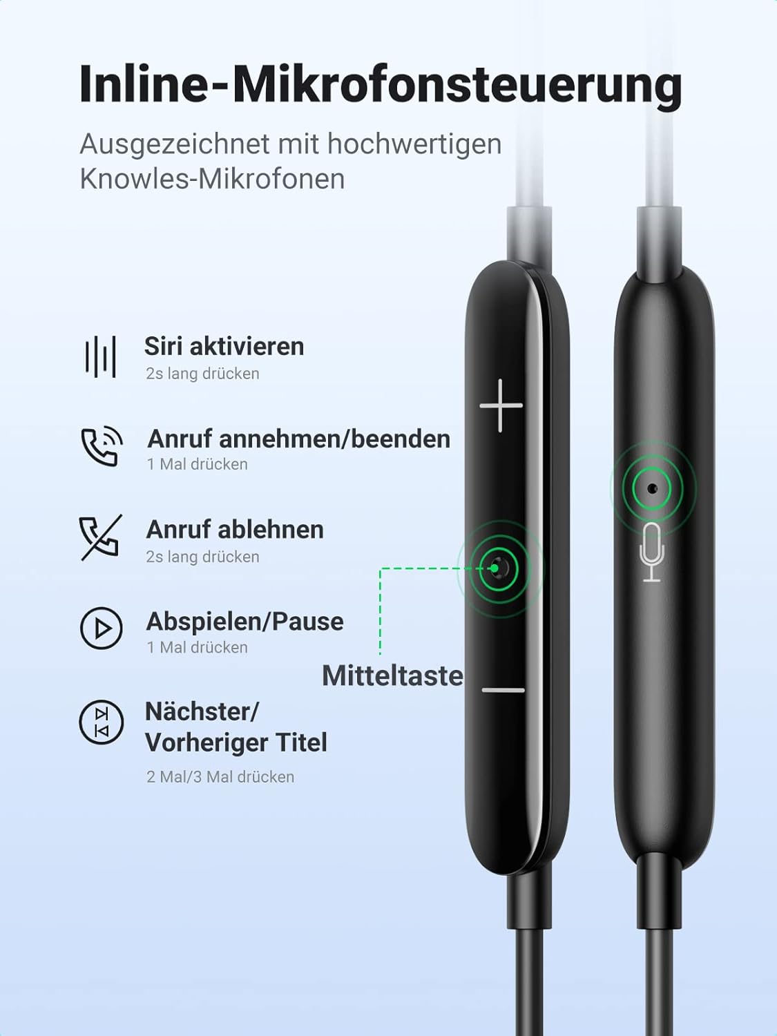 UGREEN Hitune Lightning Headphones with Microphone In-Ear Earphones with Lightning product