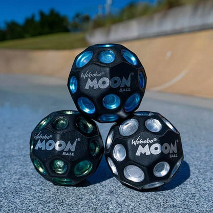 Waboba - NASA Moon Hyper Bouncing Ball- Black Silver product photo