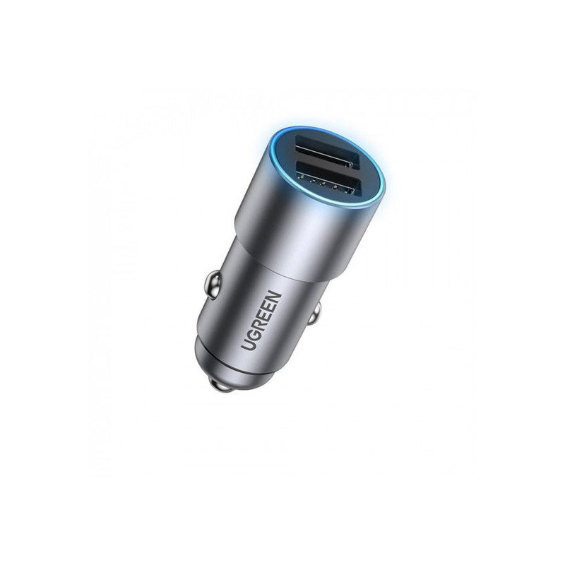 Ugreen 2USB Car Charger 24W -Gray