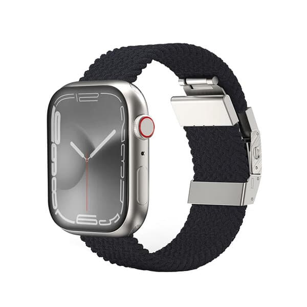 AmazingThing Titan Weave Band for Apple Watch 45 44 42MM Black