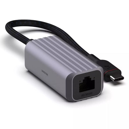 Unisynk USB-C to Network Adapter Grey product photo