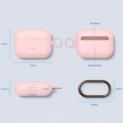 Elago Slim Hang Case For Airpods Pro-Pink