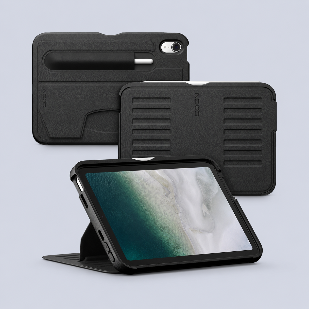 ZUGU iPad Air 10 9 4th Generation Alpha Case - Black side view