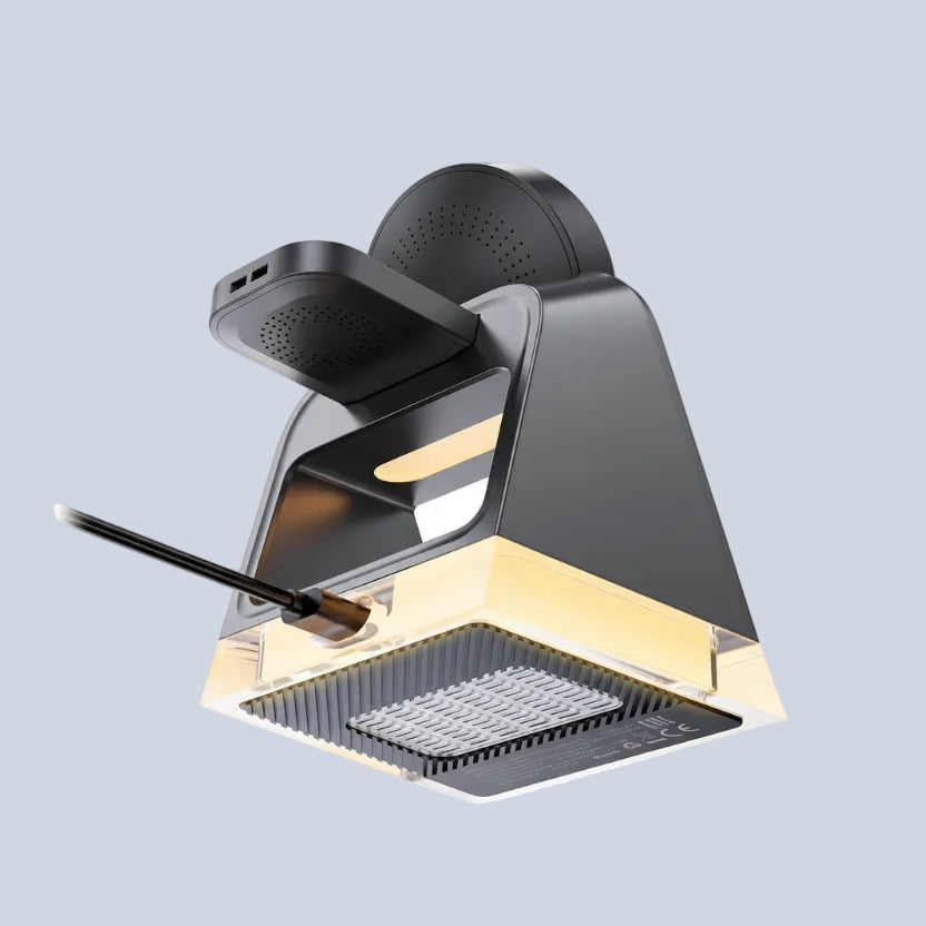 Acefast E17 desktop 3-in-1 wireless charging holder product photo