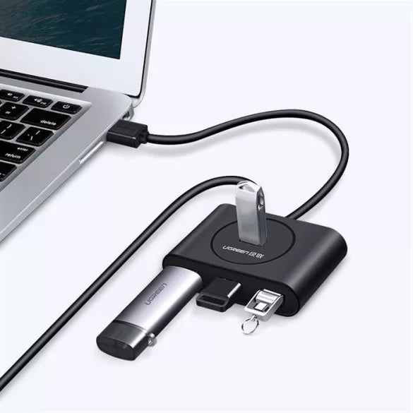 Ugreen HUB splitter 4x USB 3 0 USB port Type C cable 1m - black product photo