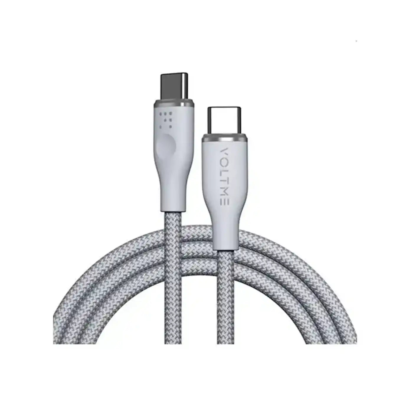 Voltme PowerLink RUGG USB-C to USB-C Cable – 100W – 1.8M – Grey