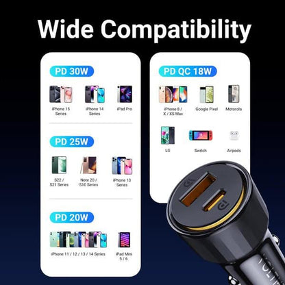 Voltme Cazo 48W 1C+1A Car Charge Black product photo