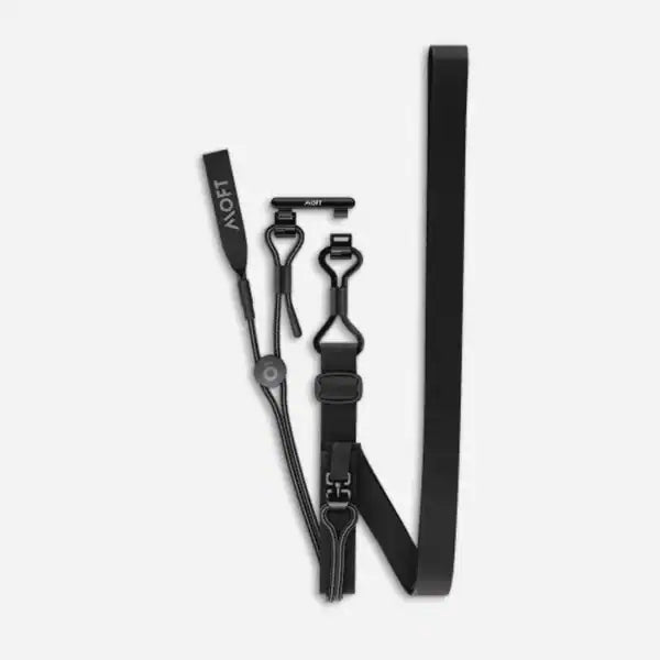 Moft Adjustable Long Lanyard - Black product photo