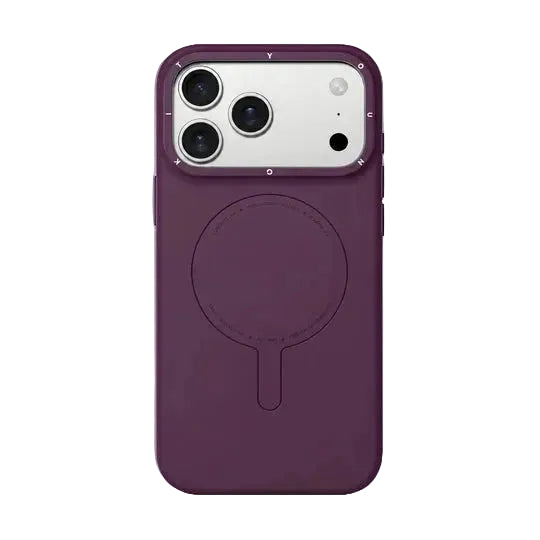 Youngkit Morandi Silicone for iPhone 18 Pro max / 17 Pro max Case - Burgundy