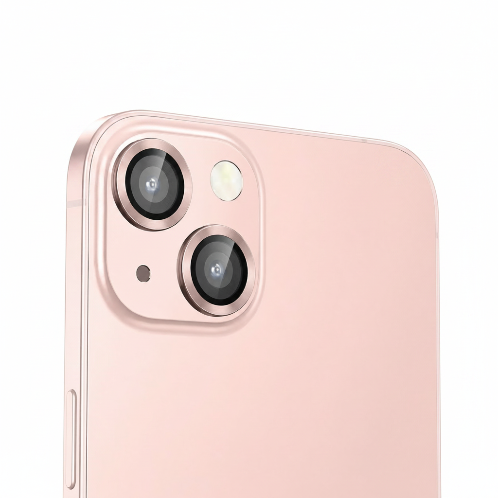 Green Lion Camera Lens for iPhone 13 Mini - pink product photo