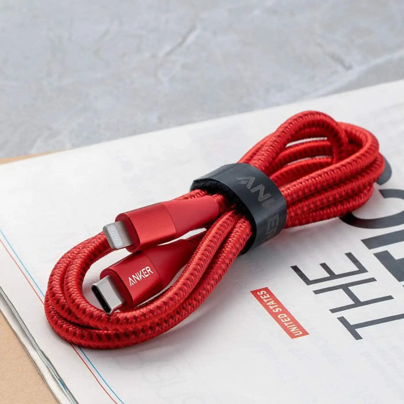 Anker PowerLine + III USB-C to Lightning 0 9m 3ft - Red additional product image