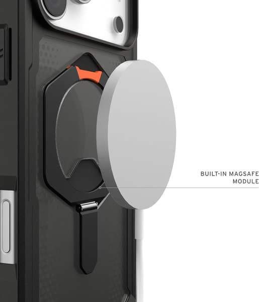 UAG Plasma XTE Magsafe Case for iPhone 17 Pro Max Black Pop Orange product image