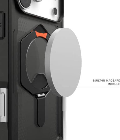 UAG Plasma XTE Magsafe Case for iPhone 17 Pro Max Black Pop Orange product image