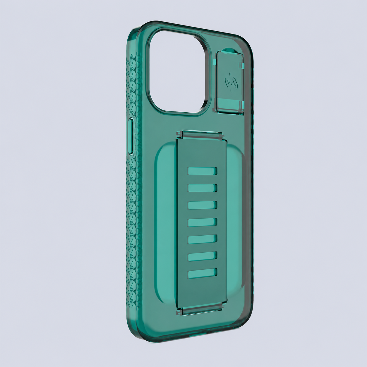 Grip2u iPhone 15 Pro Max Boost Case with Kickstand (Teal)