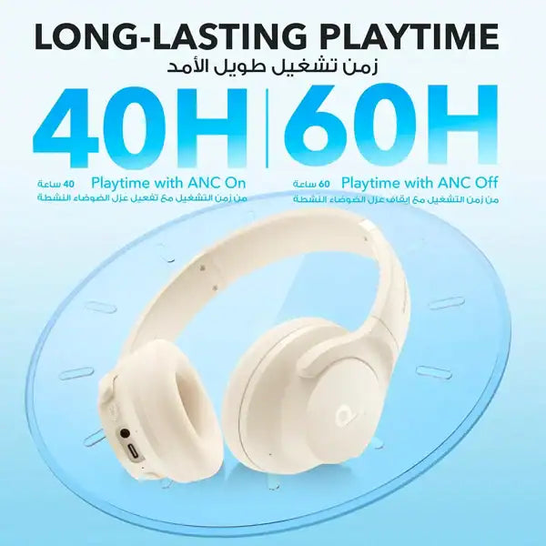 Soundcore Q20i Headphones White product image