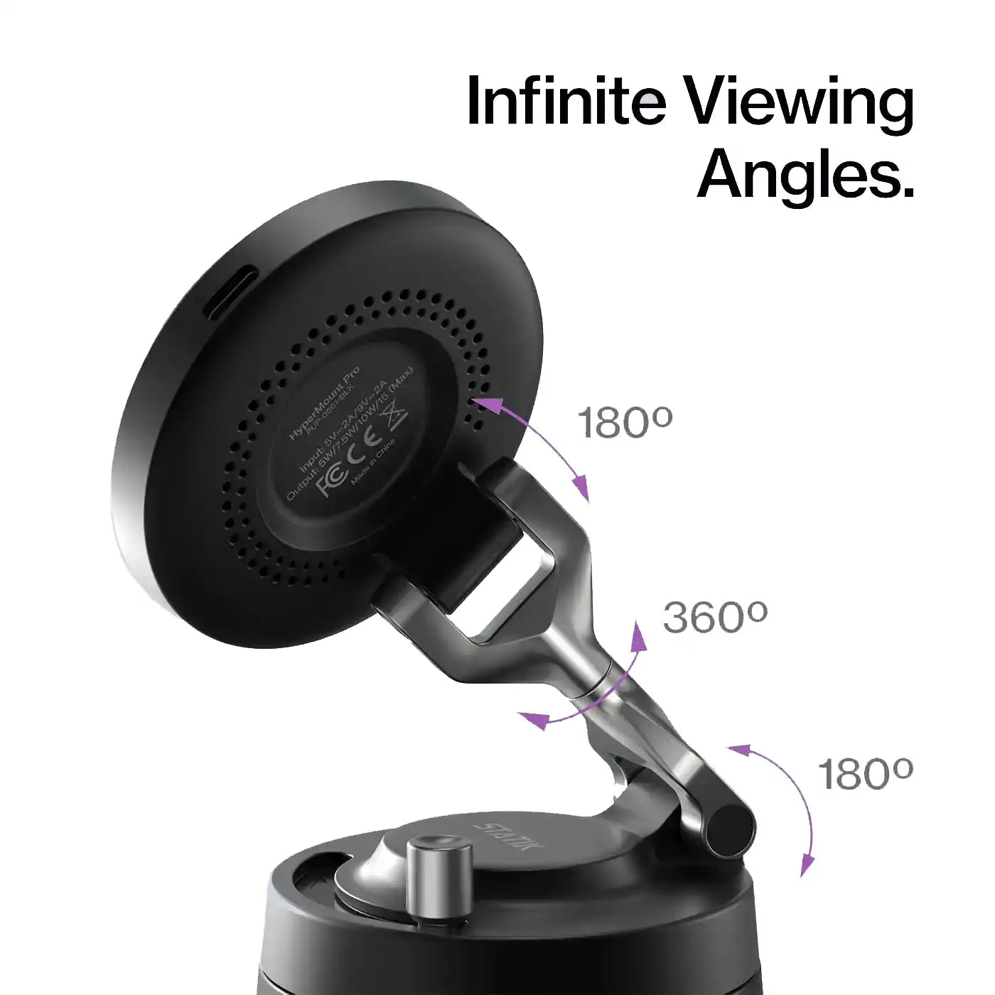 Statik HyperMount Pro Magnetic Charging Phone Holder