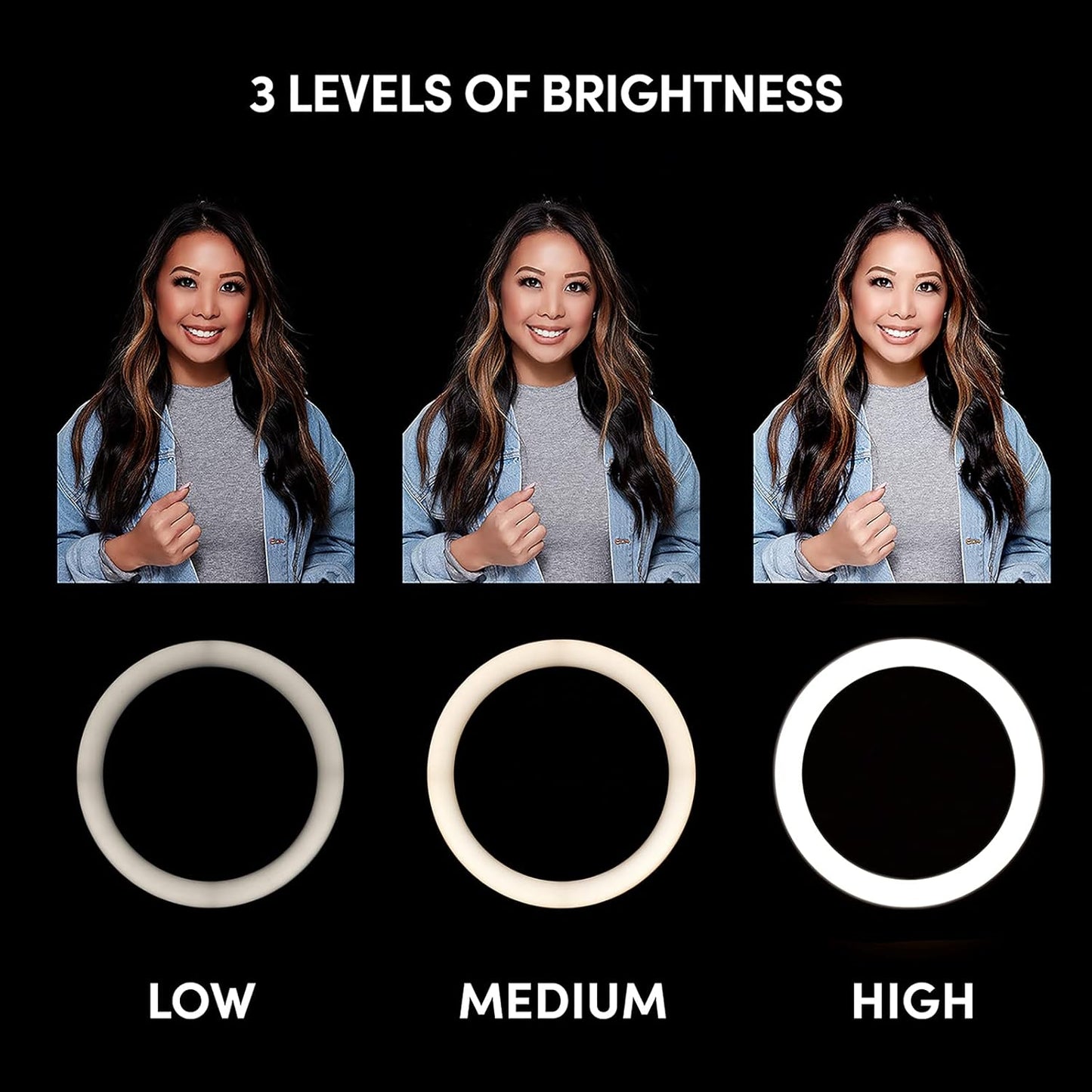 Lumee Studio RGB Ring Light Black 18" additional product image
