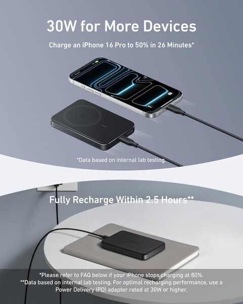 Anker MagGo Power Bank Ultra-Slim 10 000mAh Magnetic Battery Pack additional product image