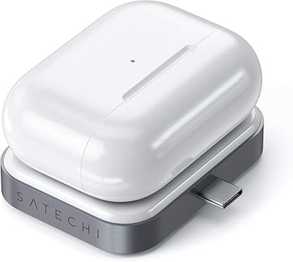Satechi USB-C Wireless Charging Dock - Compatible with Apple AirPods Pro & AirPods 3 2 1