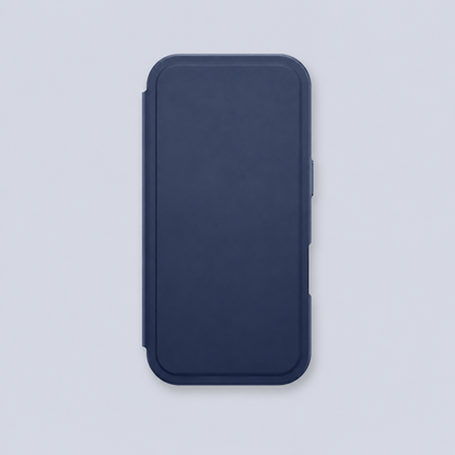 Amazingthing iPhone 17 Pro Max Glamour Folio Magsafe Drop Proof Case - Blue