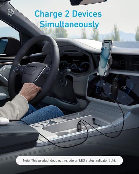 Anker Car Charger 30W 2 Ports Black product photo