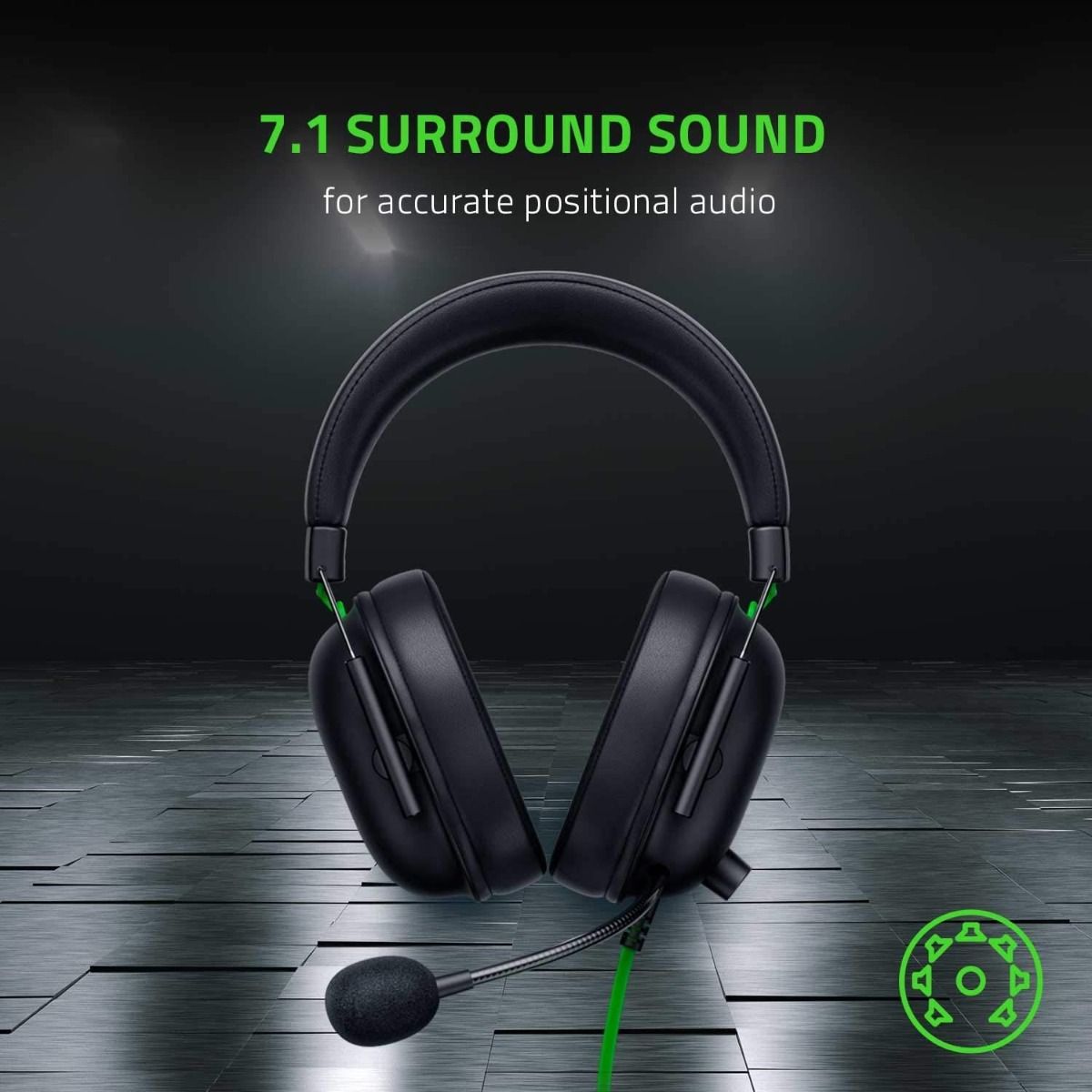 RAZER BLACKSHARK V2 X MULTI-PLATFORM WIRED ESPORTS HEADSET - BLACK