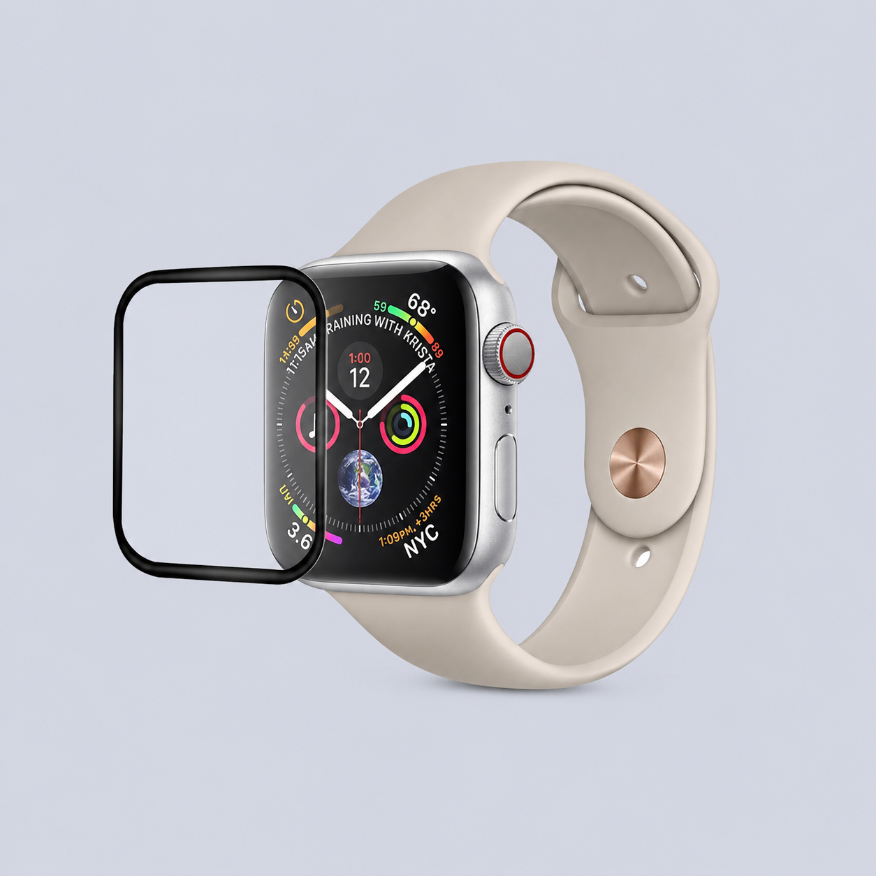 Green Lion Apple Watch series Glass 40mm - clear additional product image
