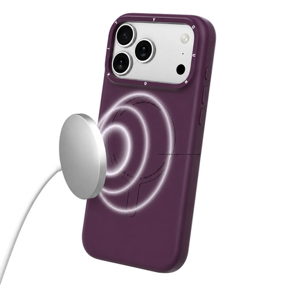 Youngkit Morandi Silicone for iPhone 18 Pro max / 17 Pro max Case - Burgundy