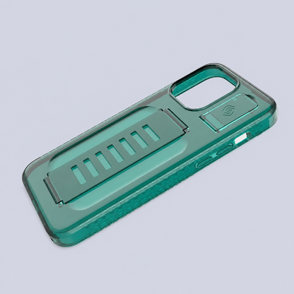 Grip2u iPhone 15 Pro Max Boost Case with Kickstand (Teal)