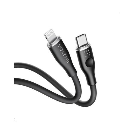 Voltme Powerlink Moss Liquid Silicon Cable Type C to Lightning 3A 1 2M product photo